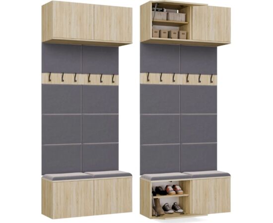 Top E Shop HAGA II 2W Wardrobe – Sonoma Oak Jaunumi -Dārzam