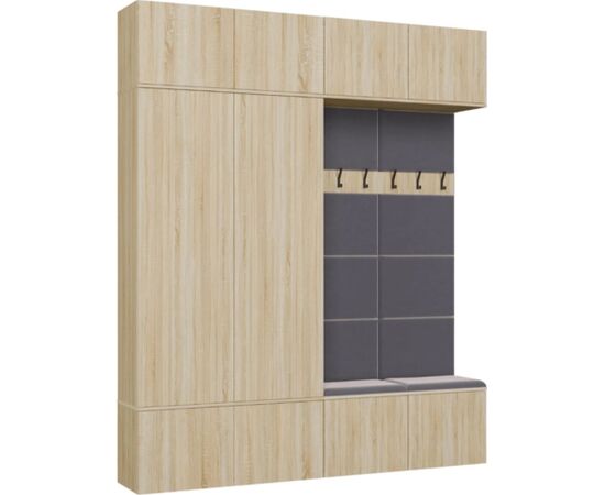 Top E Shop HAGA IV 2SZ2W Wardrobe – Sonoma Oak Jaunumi -Dārzam