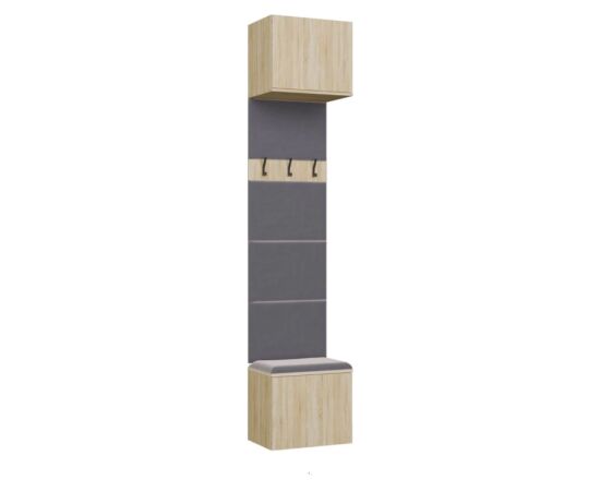 Top E Shop HAGA 1SZ Coat Rack – Sonoma Oak Jaunumi -Dārzam