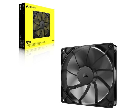 Corsair RS140 Computer case Fan 14 cm Black 1 pc(s) Korpusu dzesēšana