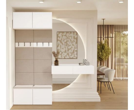 Top E Shop HAGA II 2W White Wardrobe Jaunumi -Dārzam