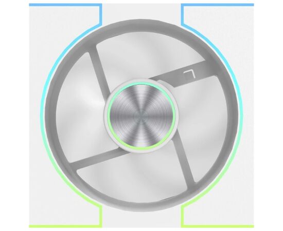 Fan Darkflash DM8 LINE (white) Korpusu dzesēšana