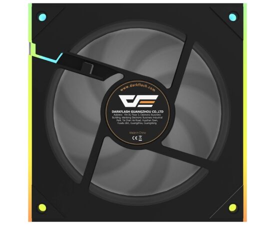 Fan DarkFlash DM8 LINE (black) Korpusu dzesēšana