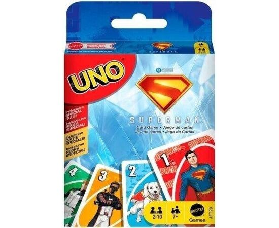 Mattel Uno Superman Film Gra karciana Galda spēles