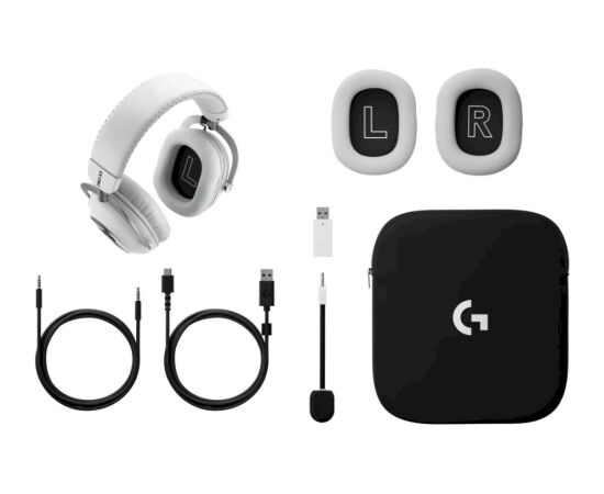 Logitech G Pro X3 Lightspeed Bezvadu Spēļu Austiņas Austiņas