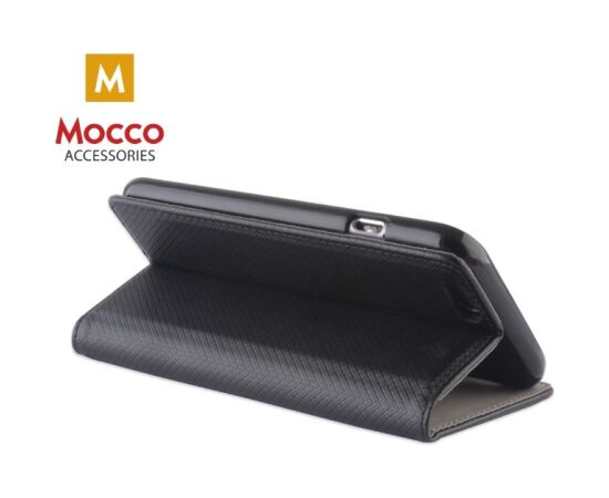 Mocco Smart Magnet Book Case Grāmatveida Maks Telefonam Huawei P20 Lite Melns Neoriģinālie Maciņi