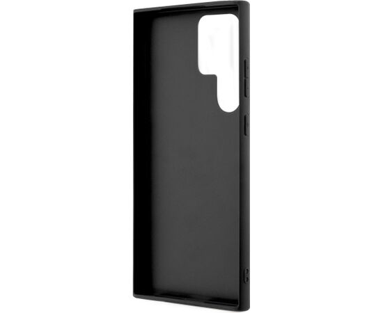 Guess PU 4G Metal Logo Case Aizsargapvalks priekš Samsung Galaxy S23 Ultra / brūns Neoriģinālie Maciņi