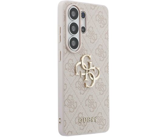 Guess PU 4G Metal Logo Case Aizsargapvalks priekš Samsung Galaxy S26 Ultra Neoriģinālie Maciņi