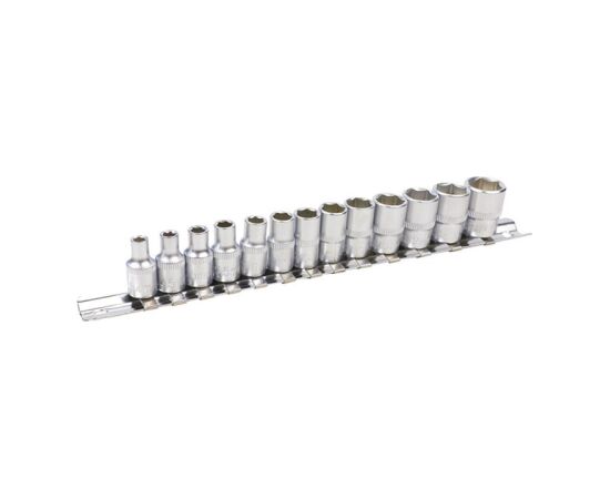 Seškanšu muciņu komplekts 4- 14mm 1/4" JBM Muciņas un pagarinājumi