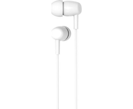 XO   Wired earphones EP50 jack 3,5mm White Austiņas