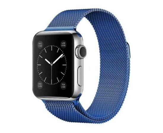 iLike   Magnetic Strap Watch 7 7/8 41mm Magnetic Band Bracelet Blue Smart-Watch aksesuāri