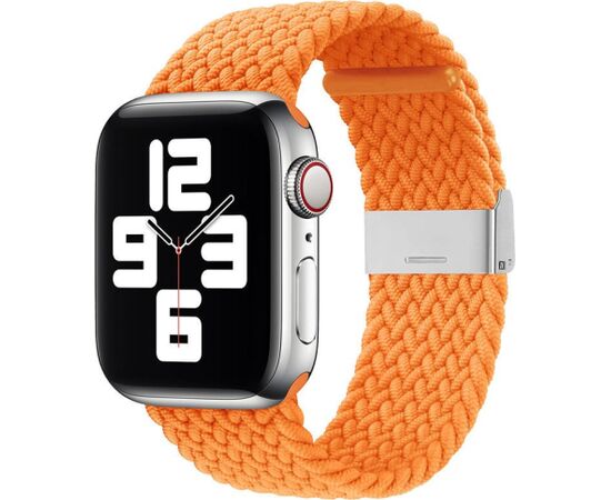 iLike   Watch 42/44/45mm Braided Fabric Strap Orange Smart-Watch aksesuāri