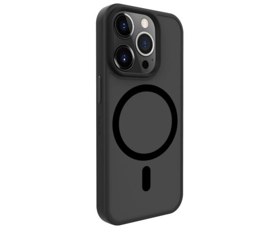 Evelatus Apple  iPhone 15 Pro Hybird Case With Magsafe PC+TPU Black Neoriģinālie Maciņi