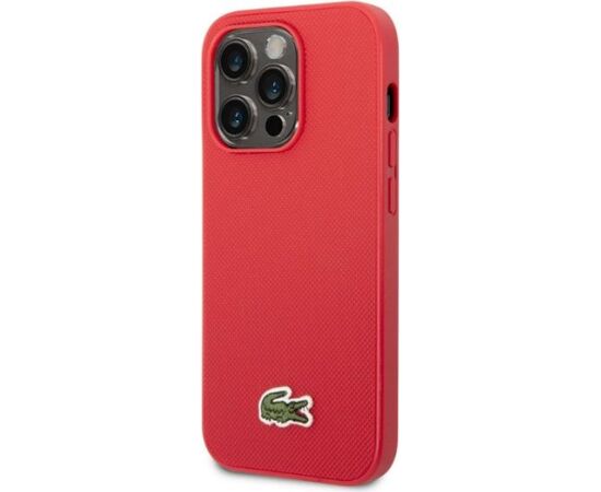 Lacoste Apple  Phone 14 Pro Iconic Petit Pique Logo Case Red Neoriģinālie Maciņi