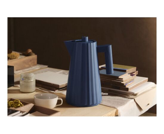 Water kettle Plisse Alessi, blue Tējkannas (elektriskās)