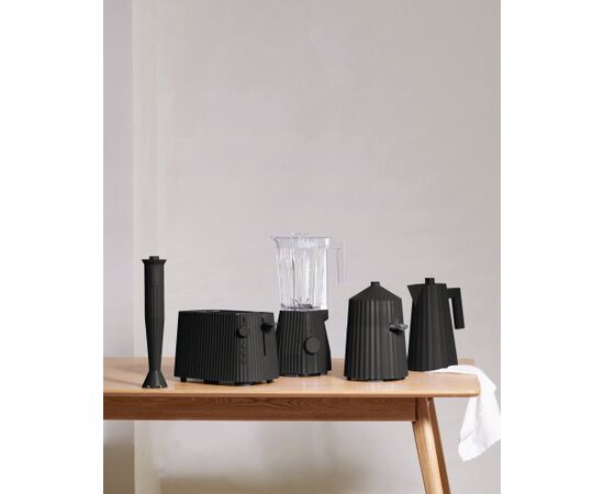 Water kettle Plisse Alessi, black Tējkannas (elektriskās)