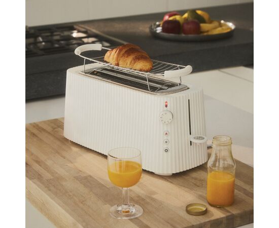 Toaster Plisse Alessi, white Tosteri