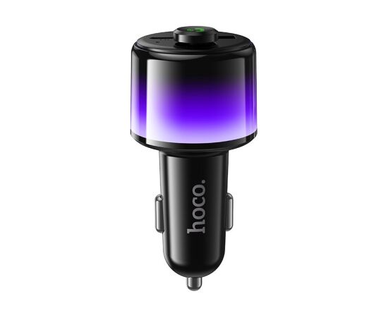 FM modulator Hoco E166 42W USB-C/USB-A Auto FM Transmiteri un Carplay ierīces