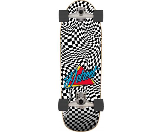 D Street Surfskate Check Warp dēlis Skrituļdēļi, Penibordi, Longbordi