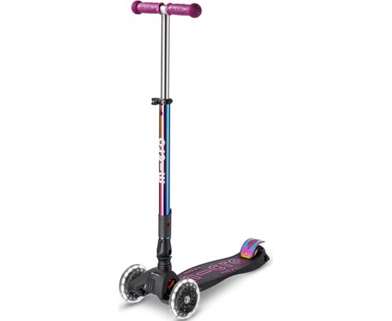 Micro Maxi Deluxe Foldable LED Neochrome skrejritenis Самокаты и скейтборды