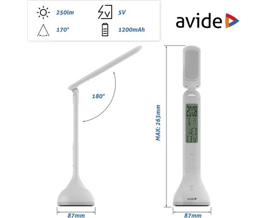 Настольная лампа Avide White Новости - Для офиса