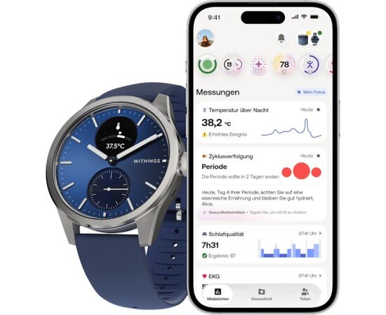 Withings ScanWatch 2 42mm Blue HWA10-model 12-All-Int Rokas pulksteņi 
