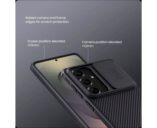 Nillkin CamShield PRO Hard Case Aizsargapvalks priekš Samsung Galaxy S26 / melns Neoriģinālie Maciņi
