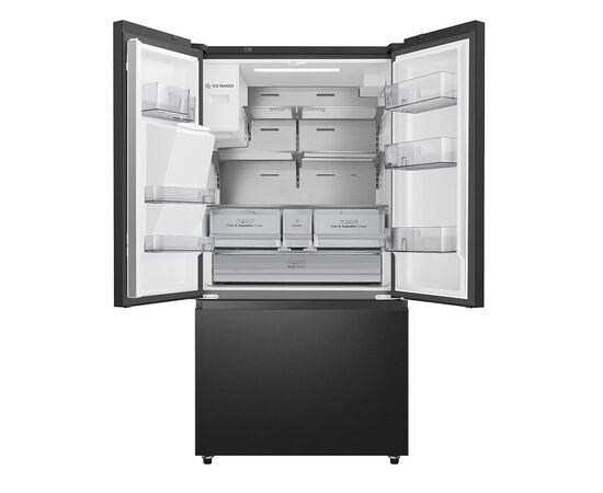 Hisense RF793N4SAFE NoFrost Black Ledusskapis Side-by-Side Ledusskapji
