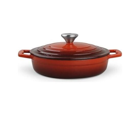 Cs Kochsysteme XANTEN cast iron 7pcs cookware set, red Katli