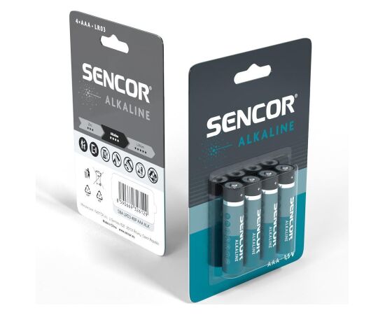 AAA battery 4 pcs ALK SENCOR Jaunumi - Audio-Video