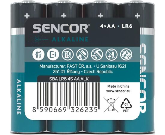AA battery 4 pcs ALK SENCOR Jaunumi - Audio-Video