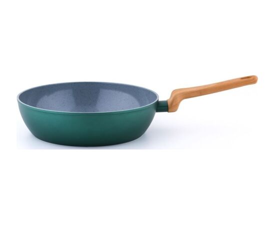 Cs Kochsysteme PURE Aluminum Green ceramic deep frypan 28 cm Pannas