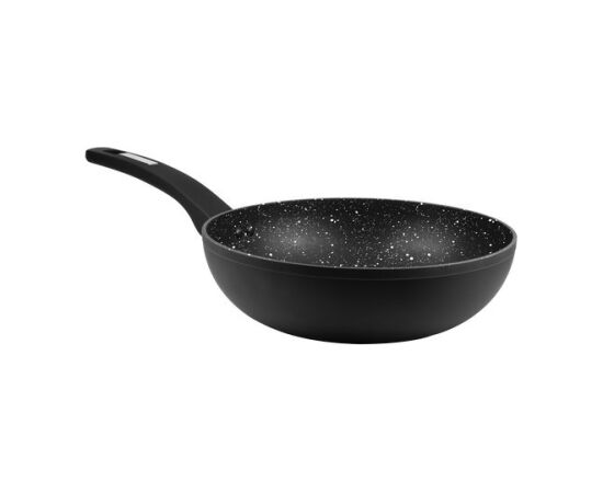 Cs Kochsysteme MARBURG forged wok 24x7.0cm xylan non stick coating with white dot Pannas