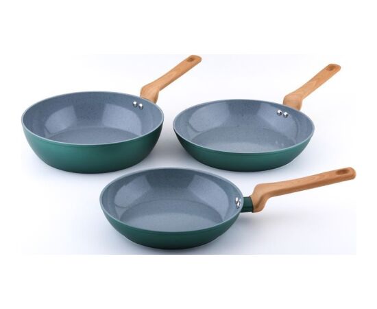 Cs Kochsysteme PURE Aluminum Green ceramic frypan 24 cm Pannas