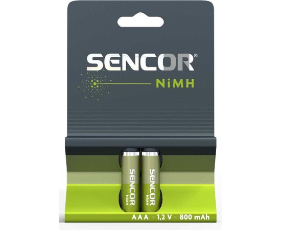 Rechargeable batteries SENCOR, 2 pcs Jaunumi - Audio-Video