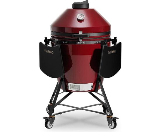 Keramikas grils Kamado Bono Grande Evo 25", sarkans Granulu grili