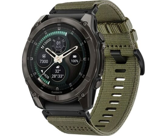 Tech-Protect watch strap Nylon Classic Garmin fenix 51mm, green Новинки смартфонов и телефонов