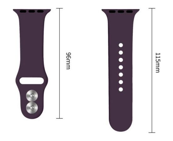 Tech-Protect watch strap Silicone Apple Watch 40/41/42mm, burgundy Новинки смартфонов и телефонов