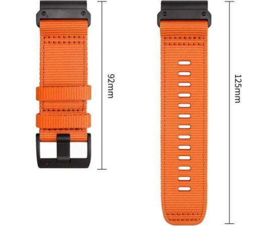 Tech-Protect watch strap Nylon Classic Garmin fenix 47mm, orange Новинки смартфонов и телефонов