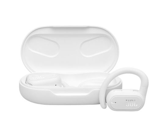 JBL Soundgear Sense Bezvadu Bluetooth atvērtās austiņas, White Austiņas