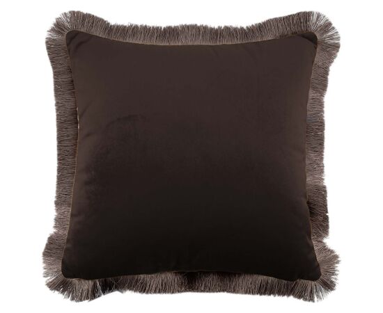 Pillow GLAMOUR 45x45cm, with furry edge, birds and flower Новинки Для дома и сада 