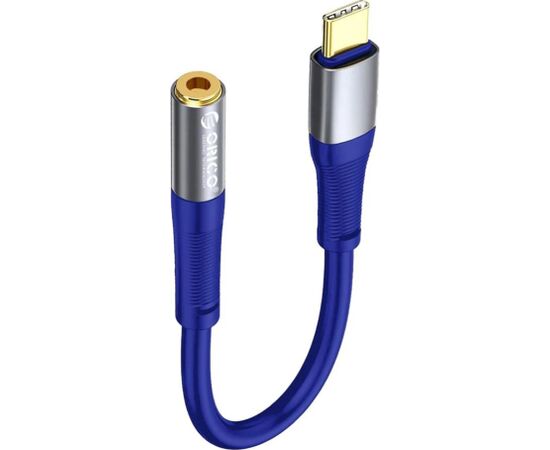 Orico   Orico AXC-02 USB-C to 3.5 mm jack audio cable 20 cm - blue Aудио-видео