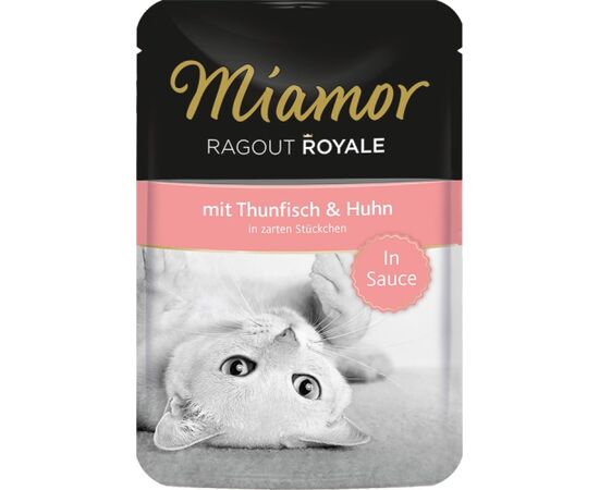 Miamor Royal ragout in sauce Tuna and chicken Barība