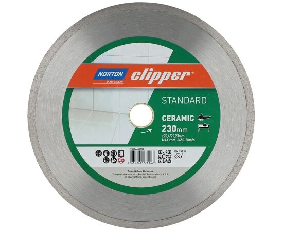 Dimanta griešanas disks Norton Standard Ceramic; 230 mm Различные диски