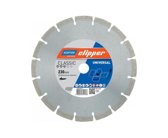 Dimanta griešanas disks Norton Clipper Classic Universal; 230 mm Различные диски