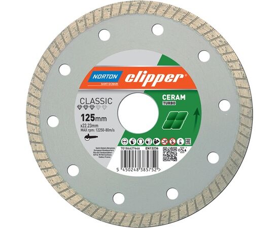 Dimanta griešanas disks Norton 70184627646; 125x22,23 mm Различные диски