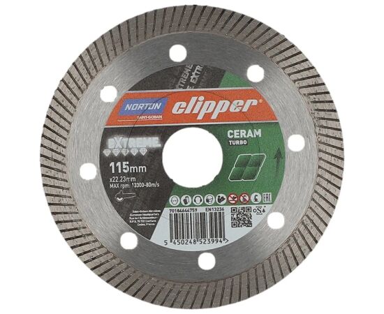 Dimanta griešanas disks Norton Clipper Extreme Ceramic; 115x22,23 mm Различные диски