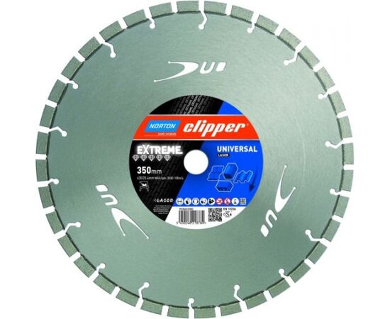 Dimanta griešanas disks Norton Clipper Extreme Universal Laser; 300 mm Различные диски