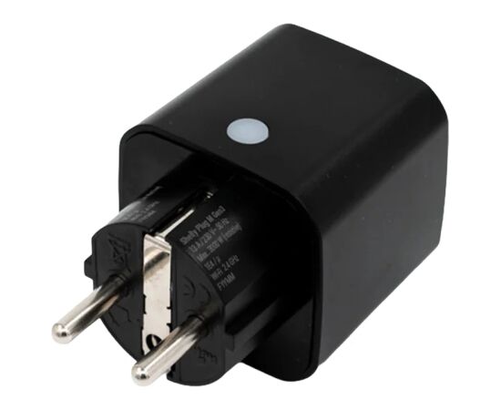 Shelly Plug M Gen3 Smart Outlet (Black) Viedās rozetes