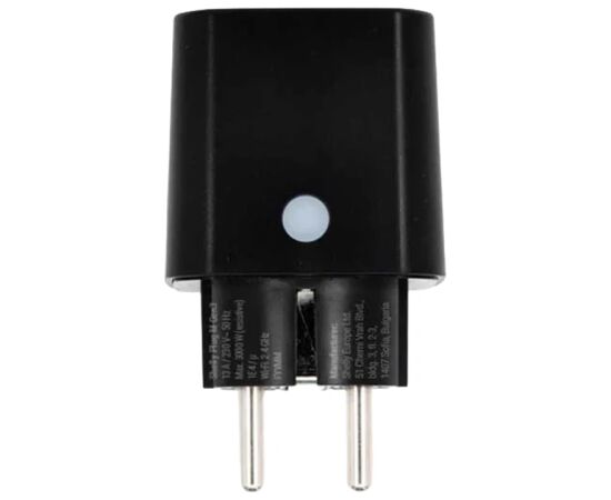 Shelly Plug M Gen3 Smart Outlet (Black) Viedās rozetes